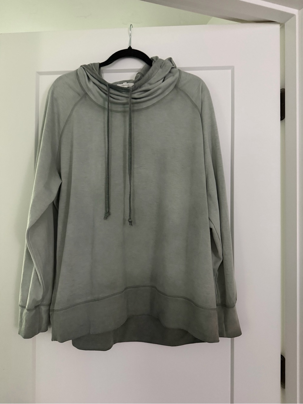Maurices Sage Green Cowl Neck Pullover Sweater